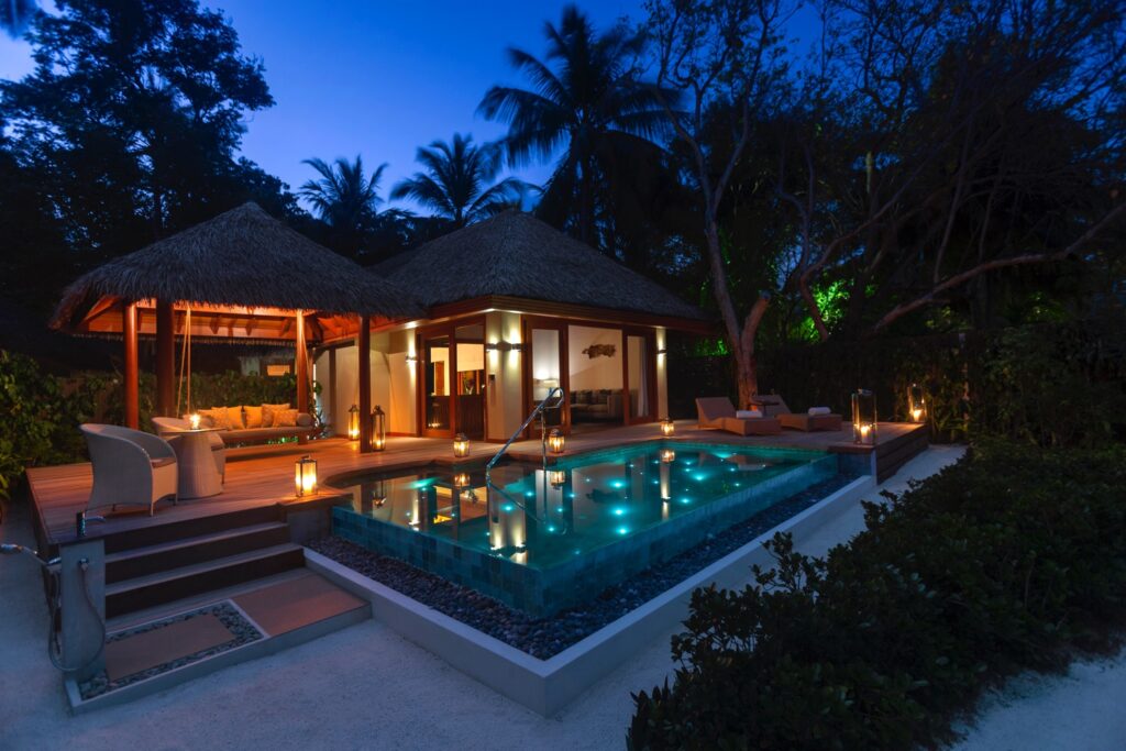 Baros Suite am Abend