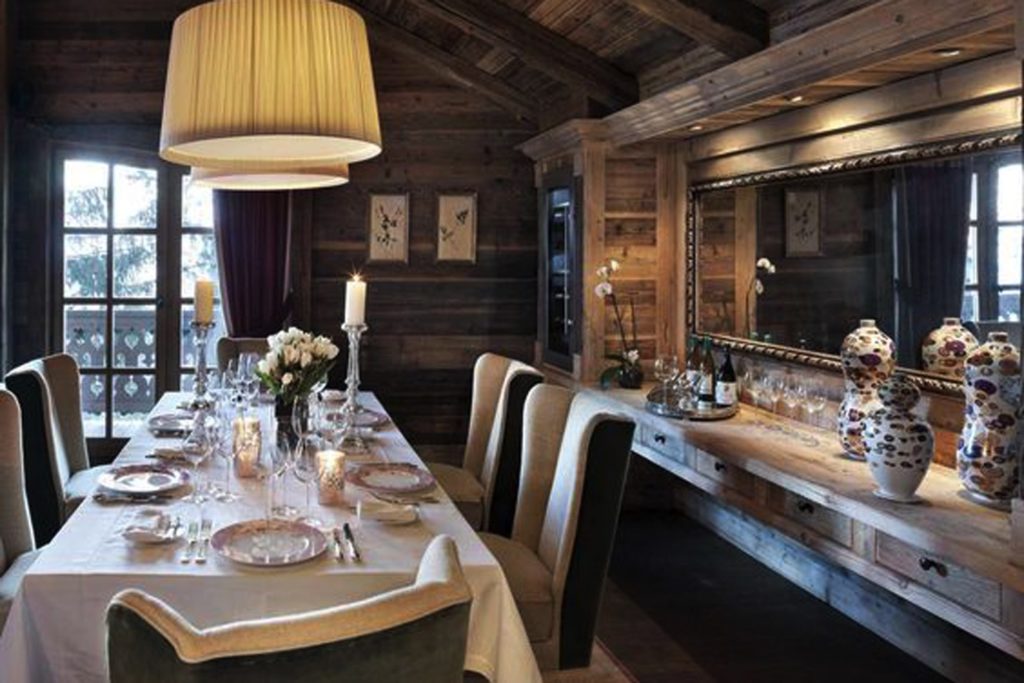 Chalet Ormello Esszimmer