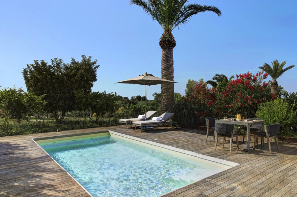 Two-bedroom Deluxe Suite with Plunge Pool Terrasse mit Pool