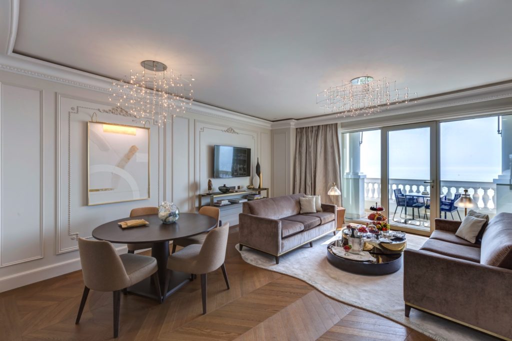 Diamond Suite mit Meerblick Wohnzimmer
