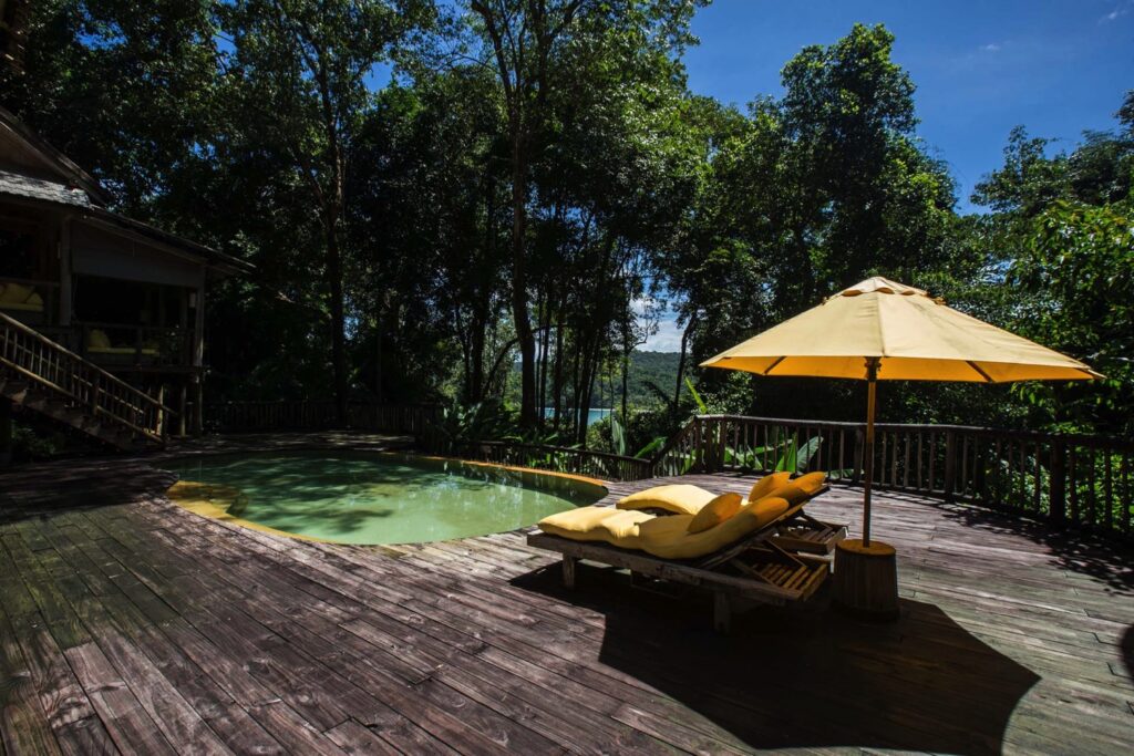 Bayview Pool Villa Suite Blick in die Bucht