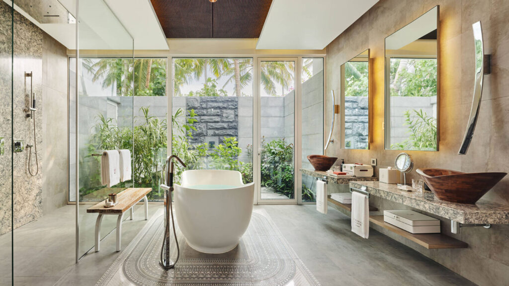 Beach Villa mit Pool Badezimmer