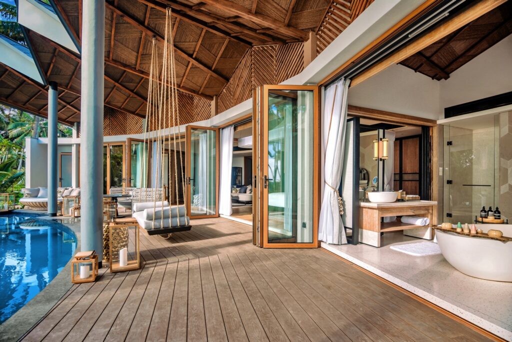 Villa Terrasse mit Pool