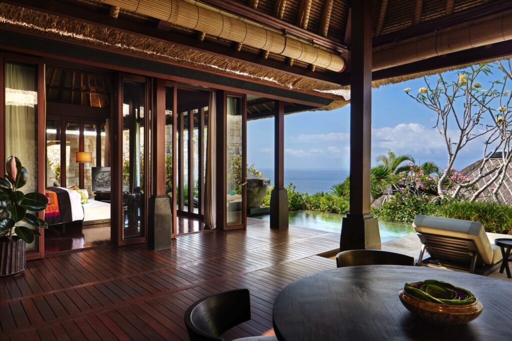 One Bedroom Ocean View Villa Terrasse und Pool