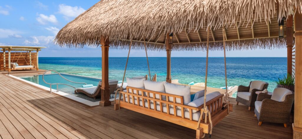 Two Bedroom Overwater Villa Terrasse