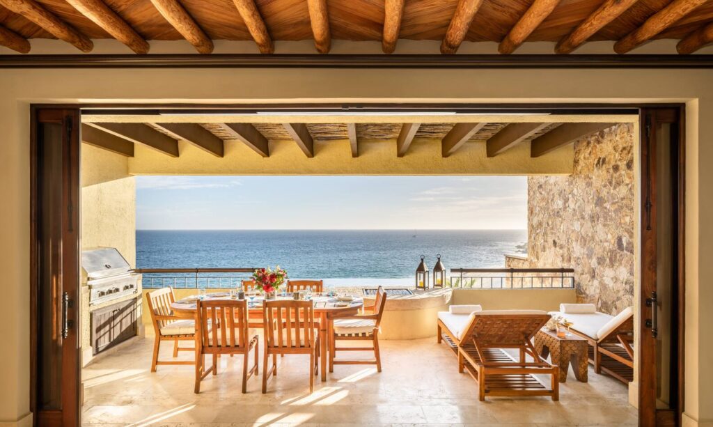 Ocean View Villa Three Bedrooms Terrasse mit Pool