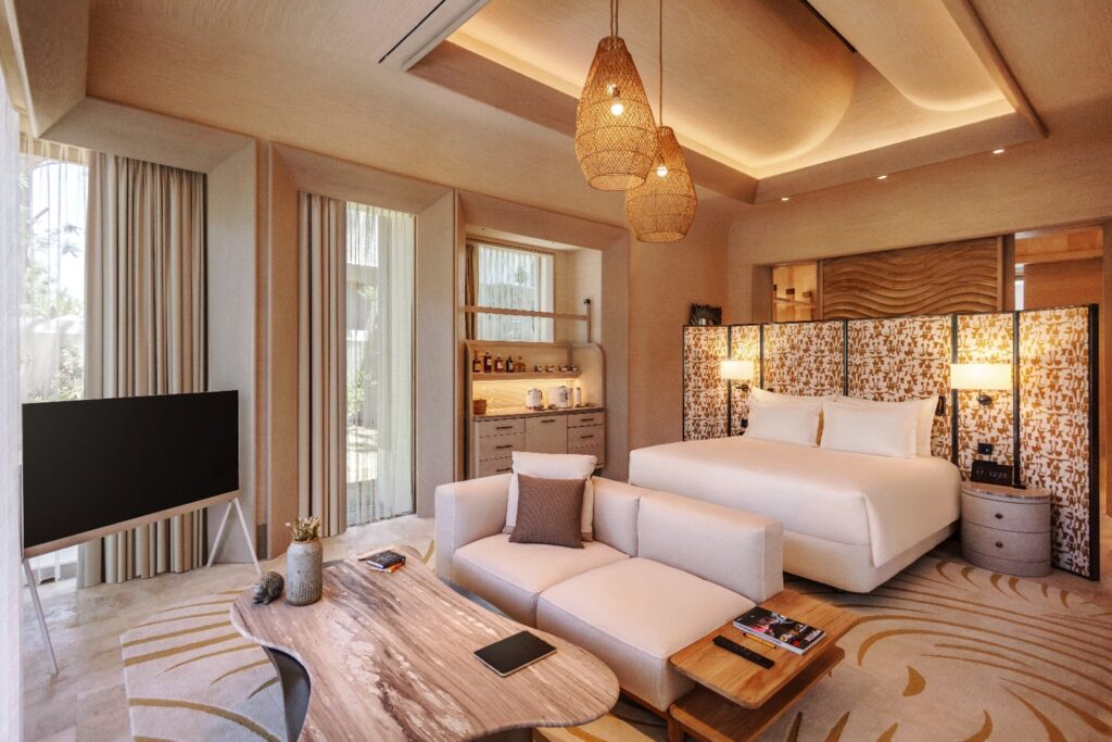 One Bedroom House Schlaf- und Wohnbereich