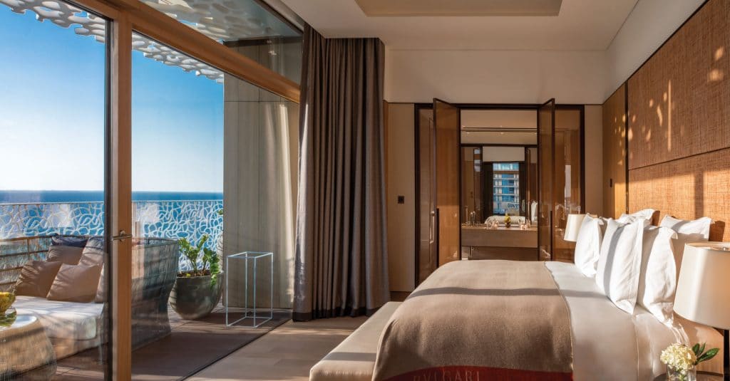 Bulgari Suite Schlafzimmer